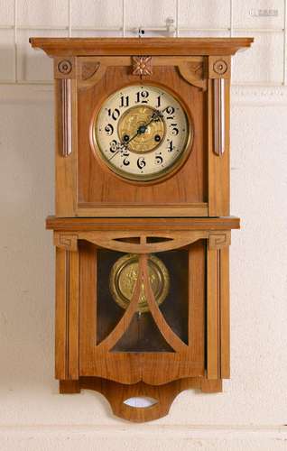 Wall clock, so-called cantilever, species Nouveau