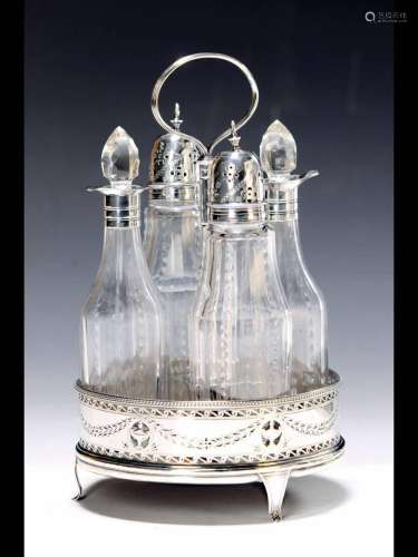 Menagere, England, around 1910, 925 sterling silver