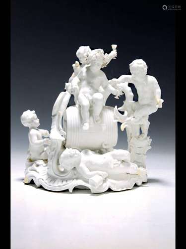 Large porcelain group, Frankenthal, 1777, designed by