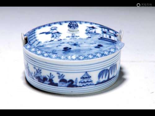 Butter dish, Meissen, around 1760-65, chinoiserie