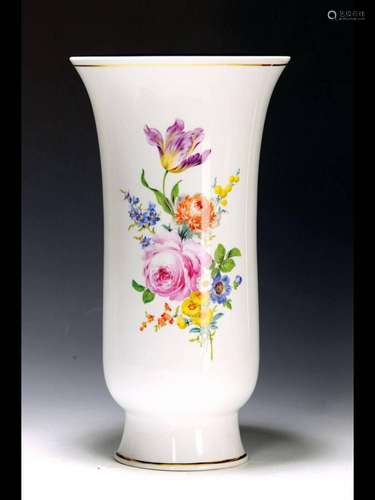 Large flower vase, Meissen, 30s/40s, 2nd quality