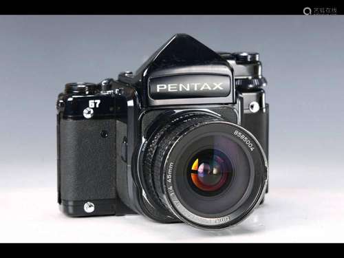 Pentax 67 approx. 1992, with lens SMC 1:4/45mm