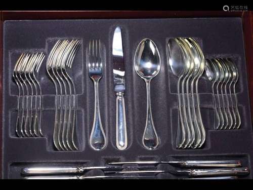 Cutlery set for 6 people, Robbe & Berking, 925silver