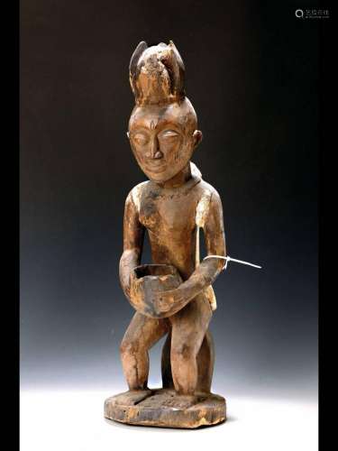 Ancestor figure, Yoruba/Nigeria, 1960s/70s, wood carved