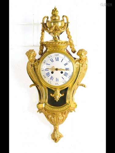 cartel clock, France, 1860/70, in indicated