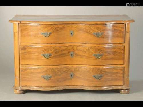 Double-curved baroque chest of drawers, Kurpfalz