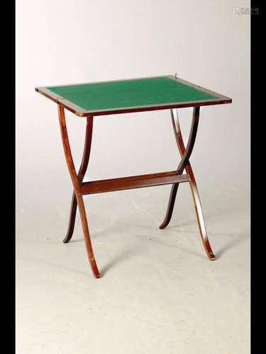 Game table/folding table, J.C. Vickery, London