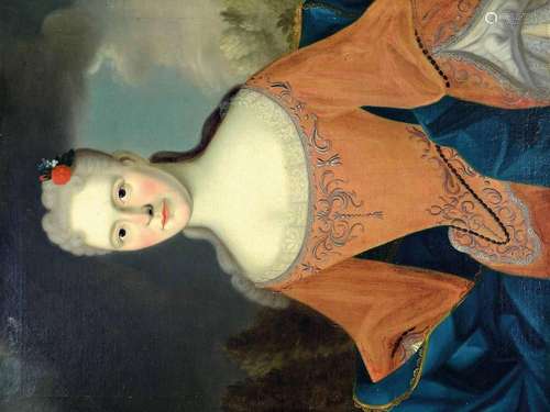 Unknown artist, France, 18th century, portraitof a woman