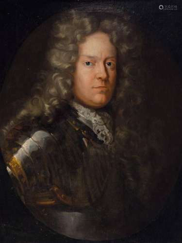 Unknown artist from the 18th century, portraitof a man in