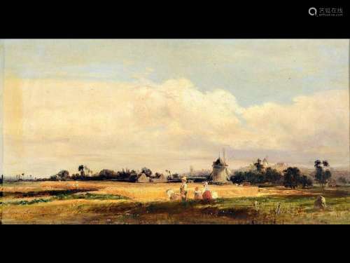 Amedée Faure, 1801-1878 Paris, vast summer landscape