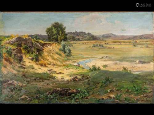 Henri Dutzschold, 1841 Paris-1891, wide summery