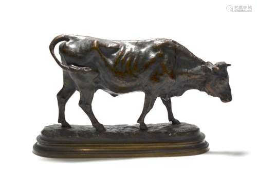 Isidore Jules Bonheur Bronze Cow