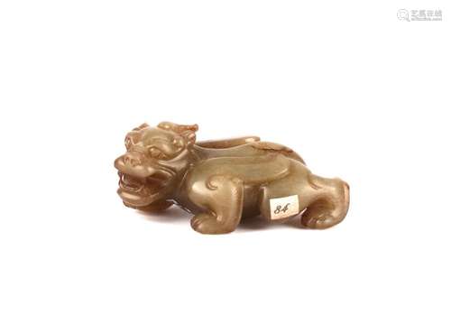 Chinese Carved Jade Figure of Beast