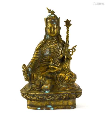 Tibetan Bronze Buddha Figure