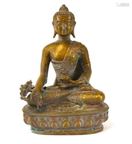 Chinese Bronze Buddha Figure