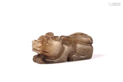 Chinese Carved Jade Figure of Tiger