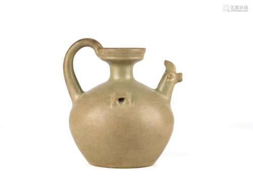 Old Chinese Brown Glazed Ewer