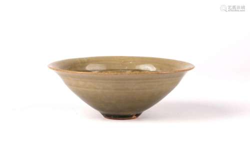 Old Chinese Carved Celadon Bowl