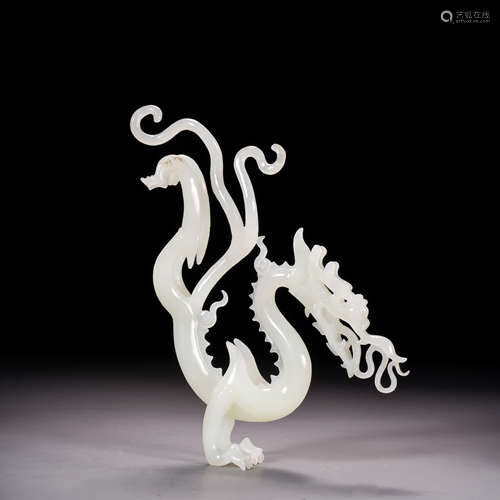 Hetian Jade Dragon Ornament