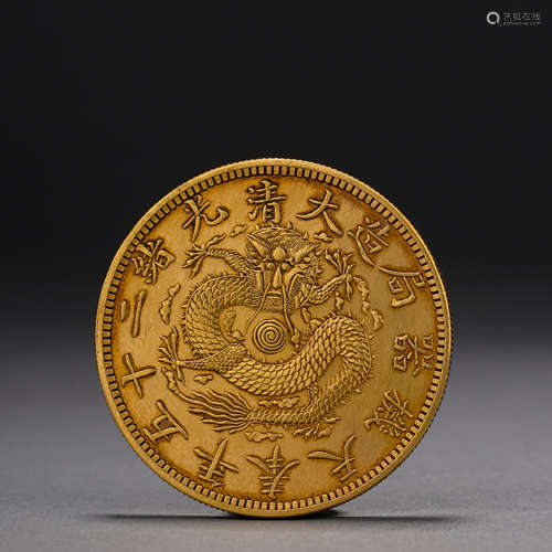 Qing Dynasty Guangxu Gold Coins