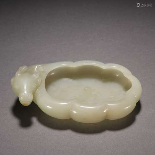 Hetian jade sheep first brush wash