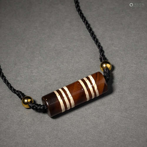 Western agate thread beads