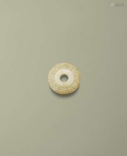 A SMALL WHITE JADE DISC, BI Song Dynasty (2)