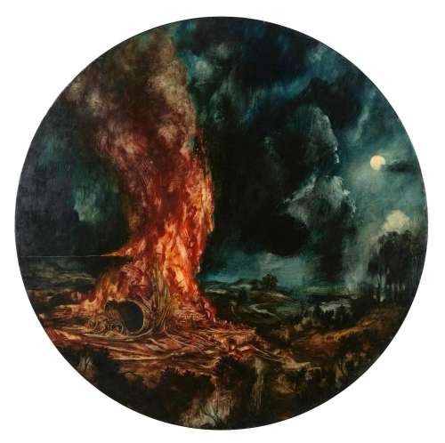 § PETER GARDINER Bonfire “View from Newcastle” 2010 Diameter...