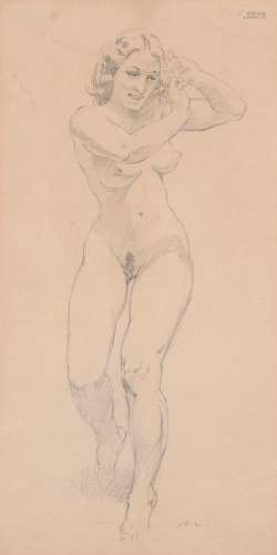 NORMAN LINDSAY (1879-1969) Doreen pencil on paper