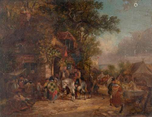 WILLIAM SHAYER (British, 1787-1879) Study for Village Festiv...