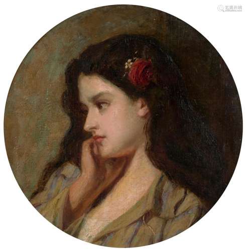 William Hollyoake Portrait of a Lady