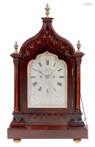 English bracket clock by Dent of London