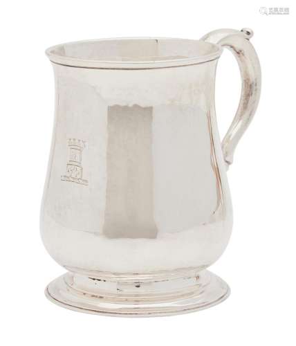 A GEORGE II SILVER MUG