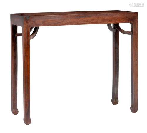 A CHINESE ROSEWOOD SIDE TABLE