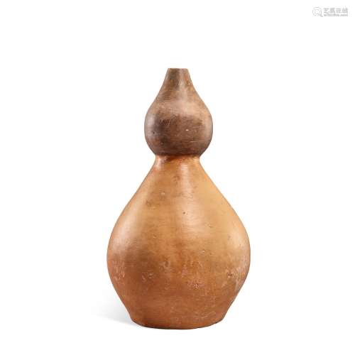 A painted pottery double-gourd vase, Yangshao culture, Banpo...