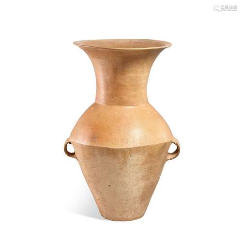 A large pottery trumpet-neck jar, Qija culture, c. 2050-1700...