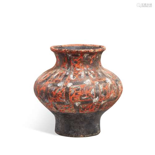 A painted pottery jar, Bronze Age, 1st millennium BC 青銅器時...