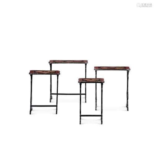 Four nesting tables