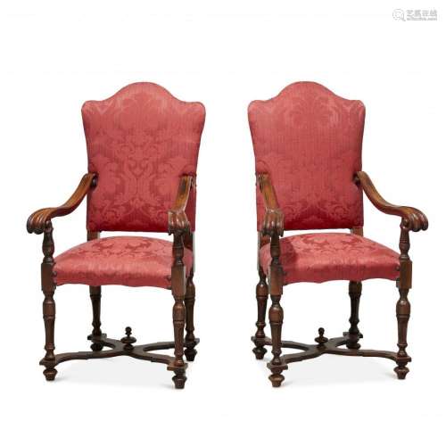 Pair of large armchairs