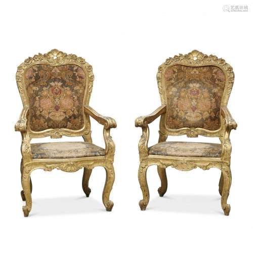 Pair of armchairs 18th Century