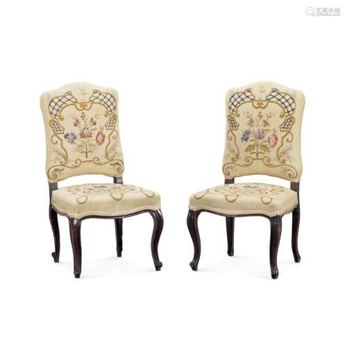 Pair of chairs 19th-20th Century