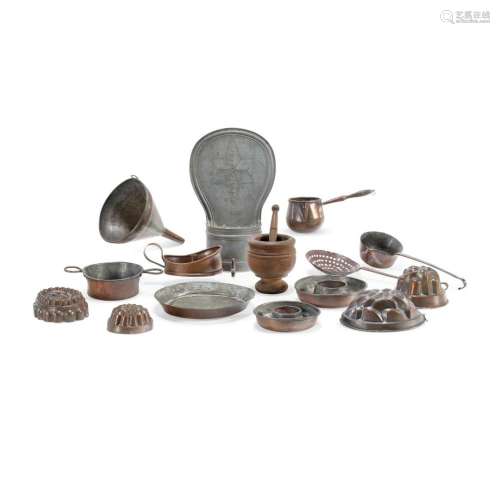 Miscellanea of copper utensils