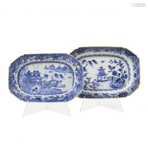 Two dishes 18th-19th Century