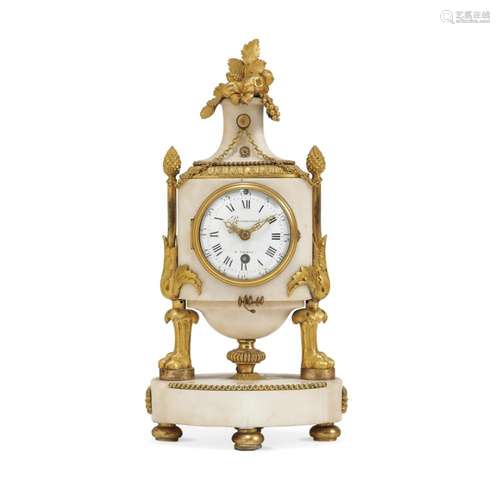 Table clock Barancourt, Paris, circa 1780