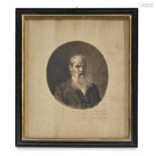FRANCESCO SCARAMUZZA 1803-1886 Self portrait