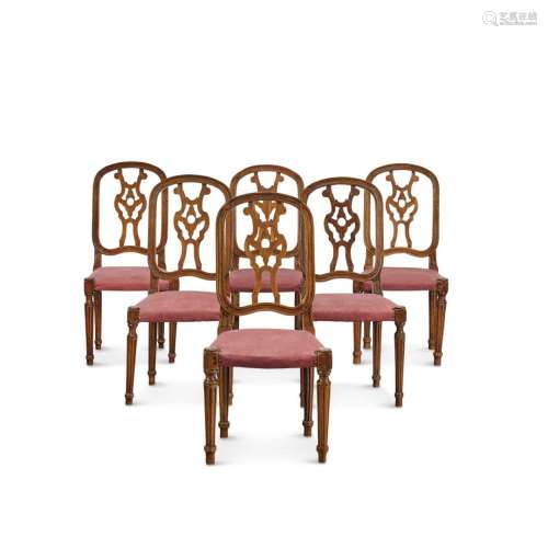 Group of six chairs 19th Century