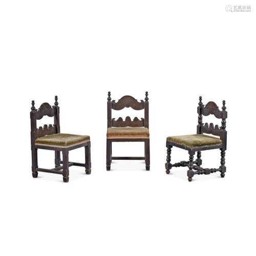 Three child's chairs