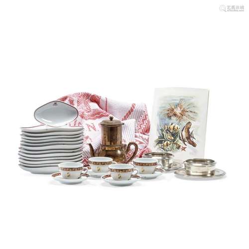 Miscellanea of naval dinnerware 20th Century