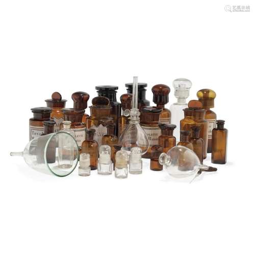 Group of apothecary jars 20th Century