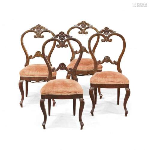 Group of four chairs 19th Century